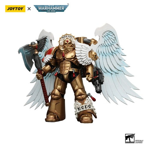 Warhammer 40,000 figurine 1/18 Blood Angels Sanguinary Guard with Encarmine Axe and Inferno Pistol 12 cm