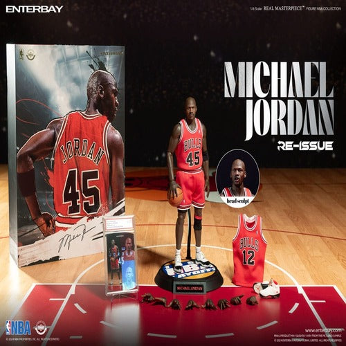 NBA Collection figurine Real Masterpiece 1/6 Michael Jordan I'm Back Edition Limited 30 cm