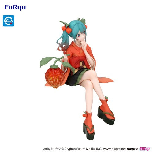 Hatsune Miku statuette PVC Noodle Stopper Flower Fairy Winter Cherry 15 cm