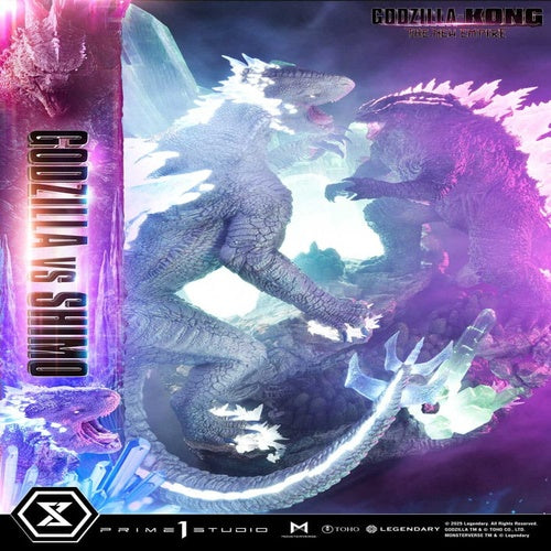 Godzilla x Kong: The New Empire Ultimate Diorama Masterline Series Statue Godzilla vs Shimo Bonus Version 86 cm