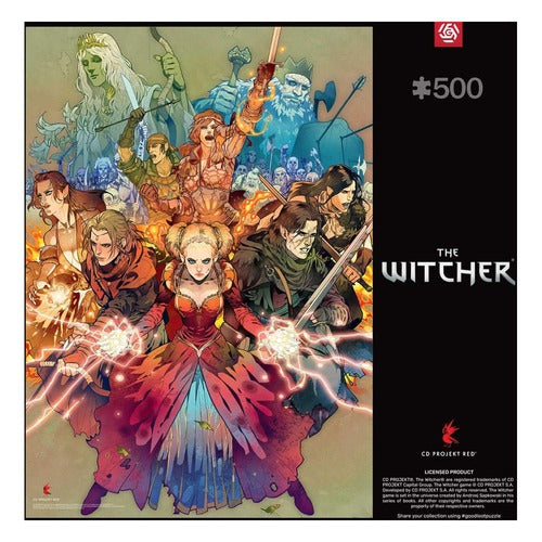 The Witcher puzzle Gaming Scoia'tael (500 pièces)