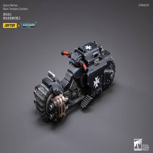 Warhammer 40k véhicule 1/18 Black Templars Outrider Bike 22 cm