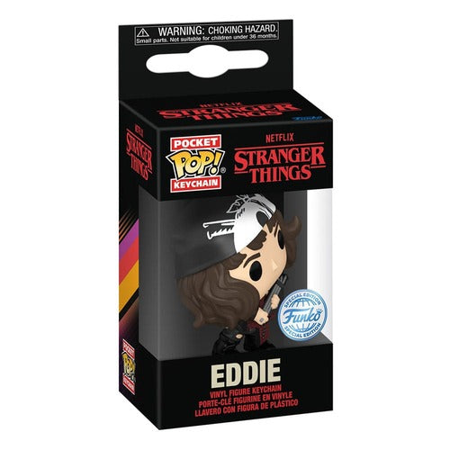 Stranger Things présentoir porte-clés Pocket POP! Vinyl Eddie 4 cm (12)