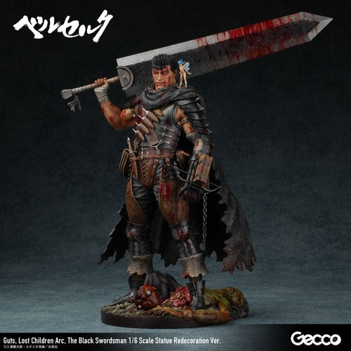 Berserk statuette 1/6 Guts Lost Children Arc The Black Swordsman Redecoration Ver. 38 cm