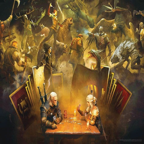 The Witcher Puzzle Playing Gwent (1000 pièces)