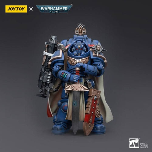 Warhammer 40k figurine 1/18 Ultramarines Captain with Master-Crafted Heavy Bolt Rifle 12 cm