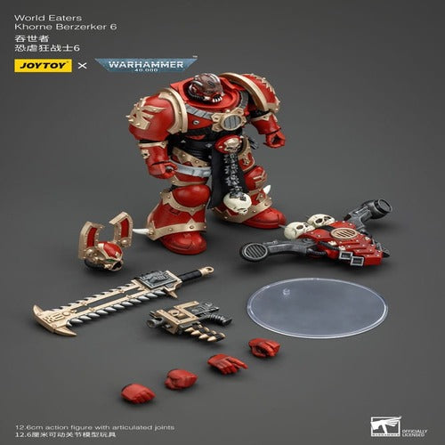 Warhammer 40k figurine 1/18 World Eaters Khorne Berzerker 6 13 cm