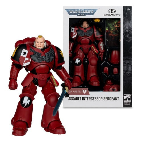 Warhammer 40,000 figurine Assault Intercessor Sergeant (Blood Angel) 18 cm