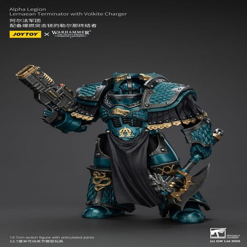 Warhammer The Horus Heresy figurine Alpha Legion Lernaean Terminator with Volkite Charger 20 cm