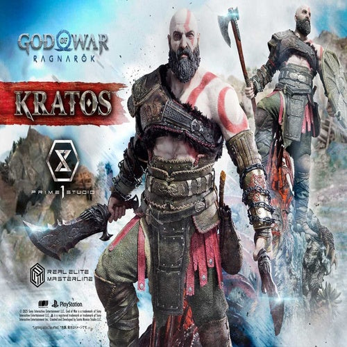 God of War: Ragnarok Real Elite Masterline Series Statue 1/3 Kratos 95 cm