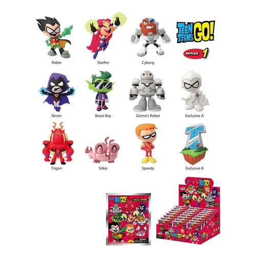Teen Titans Go! présentoir porte-clés sac à dos 3DSeries 01 (24)