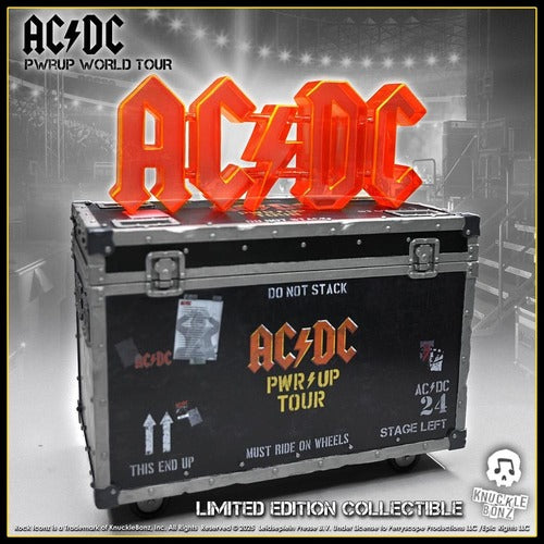 AC/DC statuette Rock Ikonz On Tour PWR UP Tour Road Case