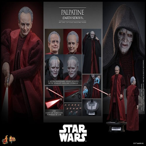 Star Wars: Episode III - Die Rache der Sith Actionfigur 1/6 Palpatine (Darth Sidious) 29 cm
