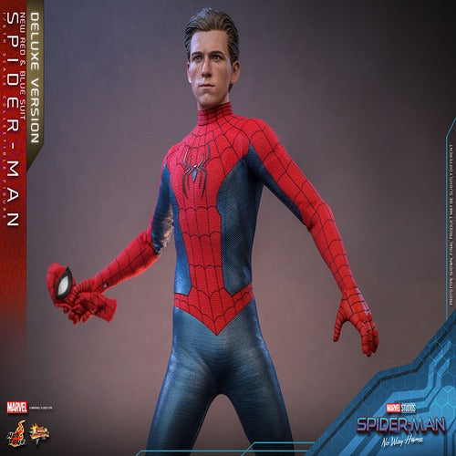 Spider-Man: No Way Home figurine Movie Masterpiece 1/6 Spider-Man (New Red and Blue Suit) (Deluxe Version) 28 cm