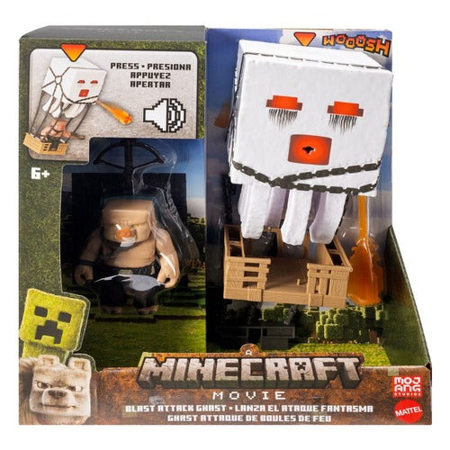 Ein Minecraft Film Actionfigur Blast Attack Ghast 25 cm