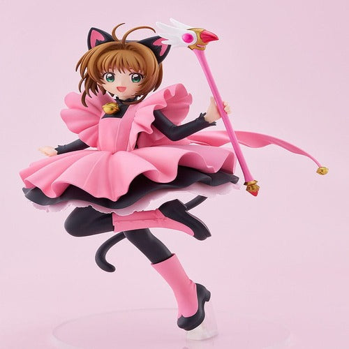 Cardcaptor Sakura statuette PVC Pop Up Parade Sakura Kinomoto: Black Cat Costume Ver. L Size 22 cm