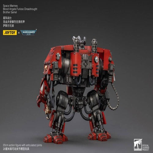 Warhammer 40k figurine 1/18 Blood Angels Furioso Dreadnought Brother Samel 20 cm