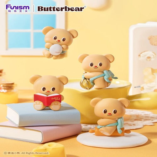 Butterbear présentoir packs de 3 mini-figurines Baked with Love Series Chubby Face 9 cm (6)