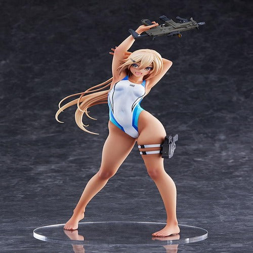Arms Note statuette PVC 1/7 Kouhai-chan of the Swim Club Blue Line Swimsuit Ver. 29 cm