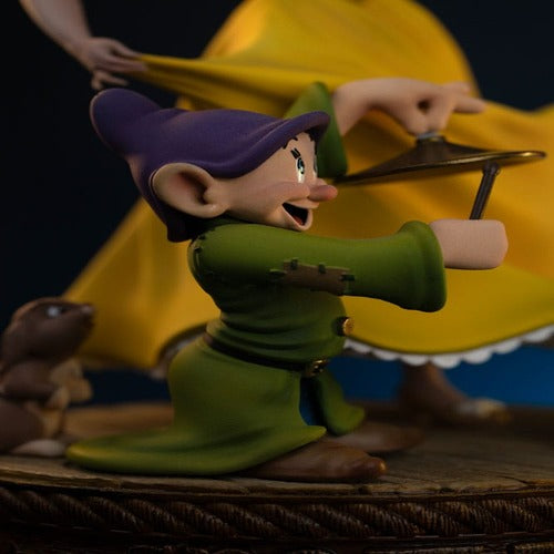 Blanche-Neige et les Sept Nains statuette 1/10 Art Scale Snow White and Dopey Deluxe Edition 21 cm