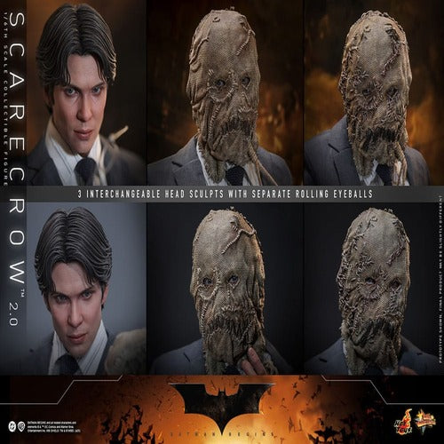 Batman Begins Movie Masterpiece Actionfigur 1/6 Scarecrow 2.0 30 cm