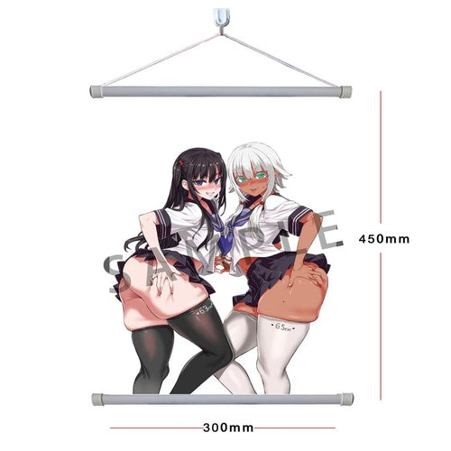 World Where the Thickness of a Girl's Thighs is Equal to Her Social Status statuettes 1/5 Raura Aiza & Iroha Shishikura 14 cm