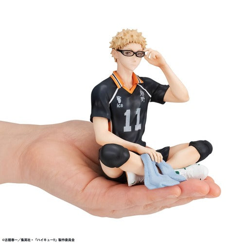 Haikyu!! G.E.M. Series statuette PVC Kei Tsukishima Palm Size 9 cm