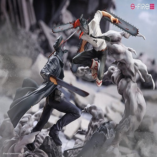 Chainsaw Man statuette Super Situation Figure Chainsaw Man vs. Samurai Sword 26 cm