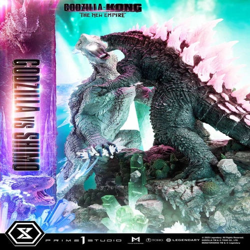 Godzilla x Kong: The New Empire Ultimate Diorama Masterline Series Statue Godzilla vs Shimo 86 cm