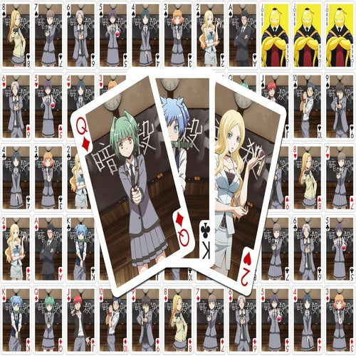 Assassination Classroom jeu de cartes à jouer Characters