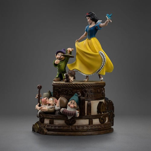 Blanche-Neige et les Sept Nains statuette 1/10 Art Scale Snow White and Dopey Deluxe Edition 21 cm