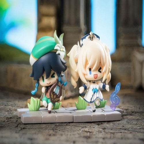 Genshin Impact Battle Scene Series pack 6 trading figures Mondstadt Edition 5 cm