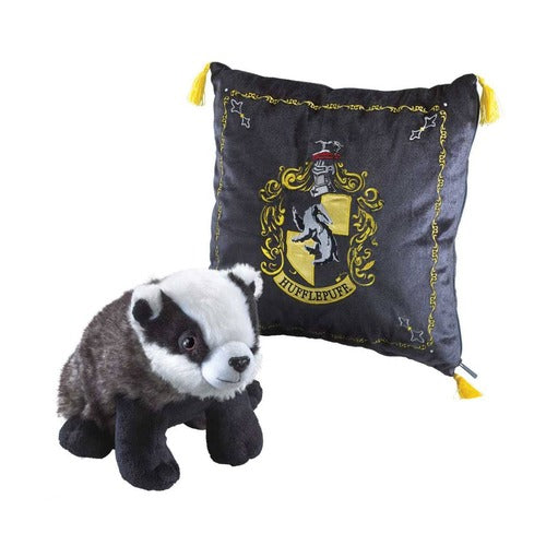 Harry Potter oreiller avec peluche House Mascot Hufflepuff