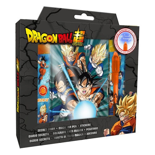 Dragon Ball set de journal intime avec cadenas