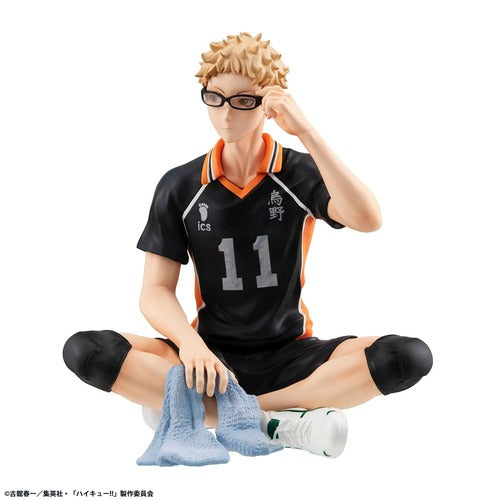 Haikyu!! G.E.M. Series statuette PVC Kei Tsukishima Palm Size 9 cm