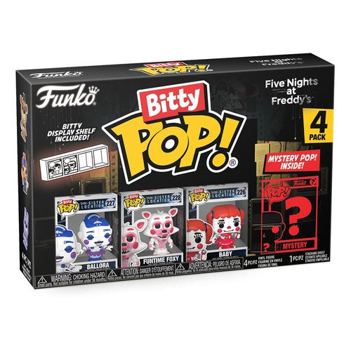Five Nights at Freddy's Bitty POP! Vinyl Figuren 4er-Pack Ballora 2,5 cm