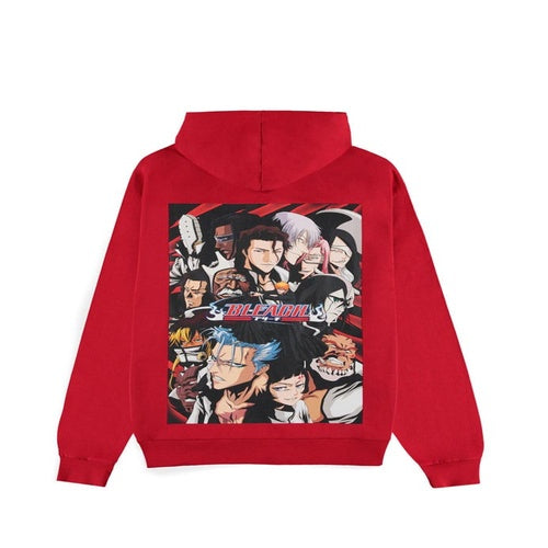 Bleach Kapuzenjacke mit Reißverschluß Red Größe S