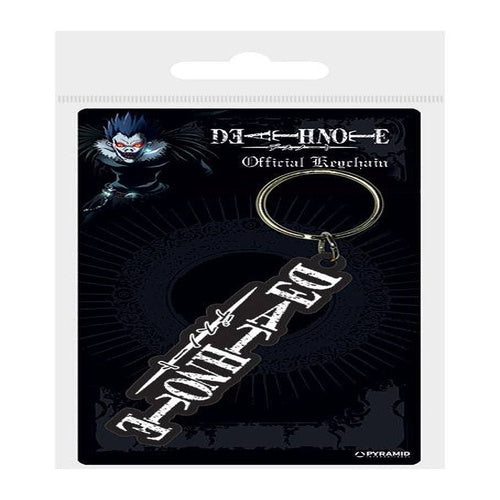 Death Note porte-clés caoutchouc Logo 6 cm