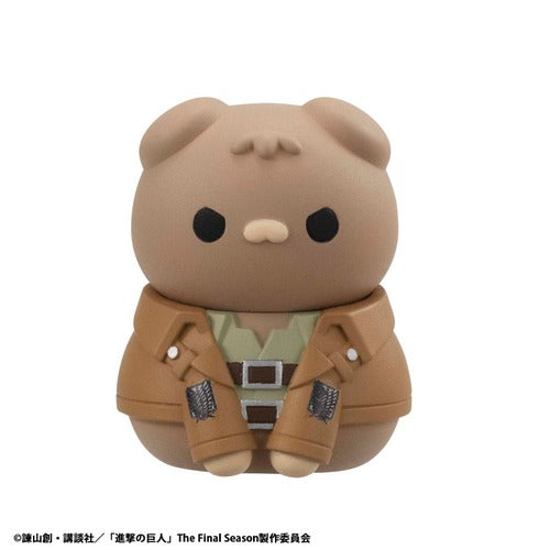 Attack on Titan Mega Cat Project Attack on Tinyan assortiment trading figures Gathering Scout Regiment danyan! 3 cm (8)