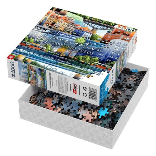 Tytus Brzozowski puzzle Imagination Warsaw Bridges (1000 pièces)