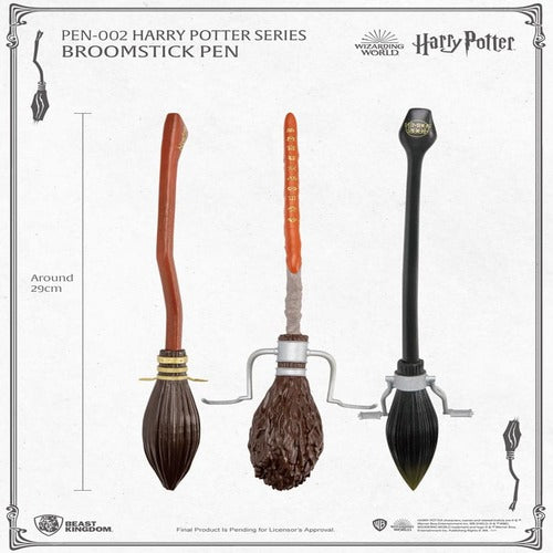 Harry Potter stylo à bille balai volant Firebolt 29 cm