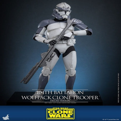 Star Wars The Clone Wars figurine 1/6 104th Battalion Wolfpack Clone Trooper Deluxe Version 30 cm