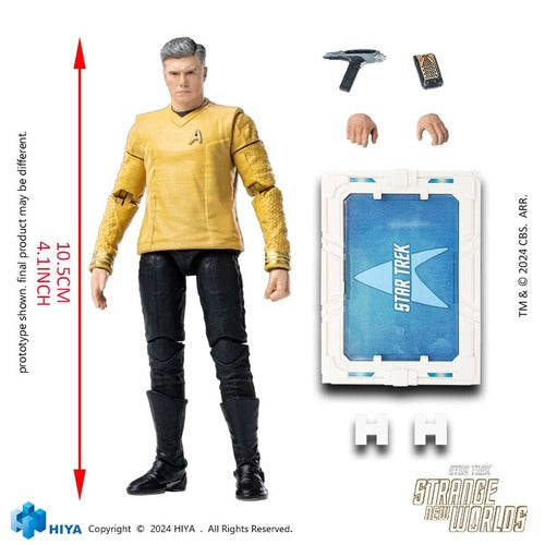 Star Trek Strange New Worlds figurine 1/18 Exquisite Mini Series Pike 11 cm