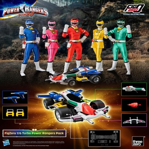 Power Rangers Turbo pack 5 figurines FigZero 1/6 Turbo Power Rangers 30 cm