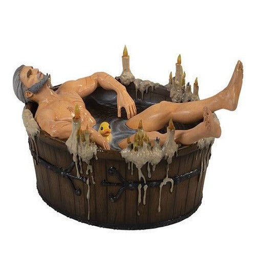 The Witcher 3 Wild Hunt statuette Geralt in the Bath 9 cm