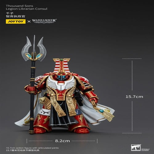 Warhammer The Horus Heresy figurine 1/18 Thousand Sons Legion Librarian Consut 16 cm