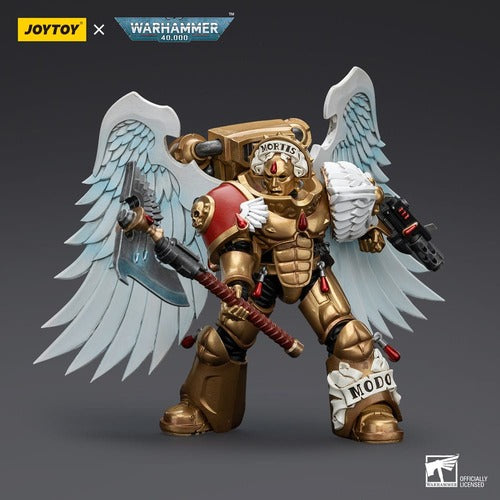 Warhammer 40,000 figurine 1/18 Blood Angels Sanguinary Guard with Encarmine Axe and Inferno Pistol 12 cm