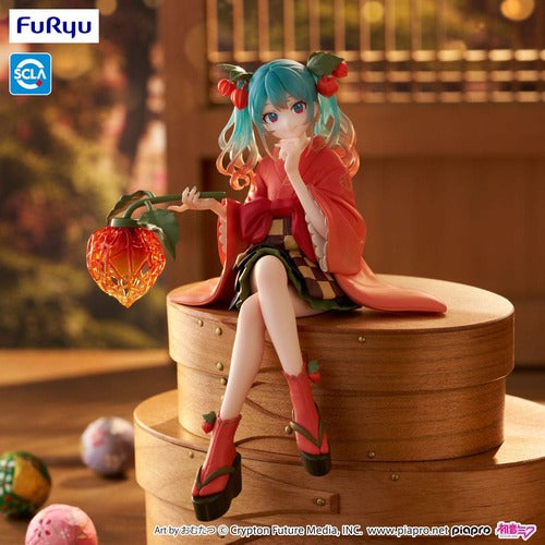 Hatsune Miku statuette PVC Noodle Stopper Flower Fairy Winter Cherry 15 cm