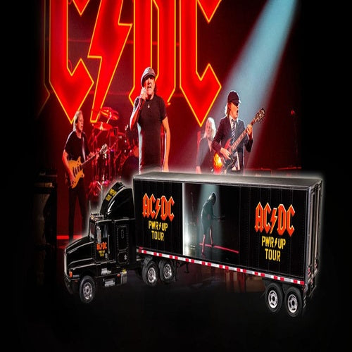 AC/DC kit complet maquette Tour Truck & Trailer 55 cm