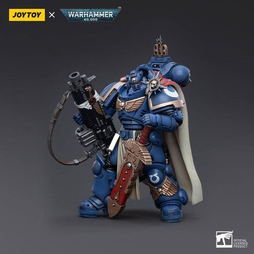 Warhammer 40k figurine 1/18 Ultramarines Captain with Master-Crafted Heavy Bolt Rifle 12 cm